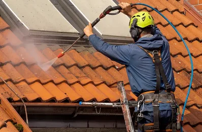 Démoussage et hydrofuge de toiture à Dorat